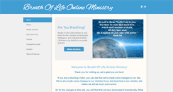 Desktop Screenshot of breathoflifeonline.net