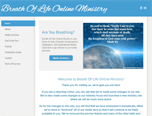 Tablet Screenshot of breathoflifeonline.net